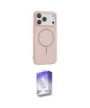 ieg™ iPhone 17 Pro Max Kılıf Yankı Form Serisi - Siyah Bilvis 5in1 3D Magic Cam Ekran Koruyucu