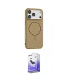 ieg™ iPhone 17 Pro Max Kılıf Yankı Form Serisi - Siyah Bilvis 5in1 5D Magic Hayalet Cam Ekran Koruyucu