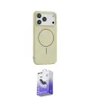 ieg™ iPhone 17 Pro Max Kılıf Yankı Form Serisi - Siyah Bilvis 5in1 5D Magic Hayalet Cam Ekran Koruyucu
