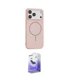 ieg™ iPhone 17 Pro Max Kılıf Yankı Form Serisi - Siyah Bilvis 5in1 5D Magic Hayalet Cam Ekran Koruyucu
