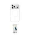 ieg™ iPhone 17 Pro Max Kılıf Yankı Minimal Serisi - Şeffaf Pasifik Cam Ekran Koruyucu