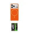 ieg™ iPhone 17 Pro Max Kılıf Yankı Minimal Serisi - Siyah 360 Mat Full Body Arka Koruyucu