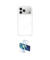 ieg™ iPhone 17 Pro Max Kılıf Yankı Minimal Serisi - Siyah 3D Antistatik Cam Ekran Koruyucu