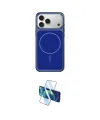 ieg™ iPhone 17 Pro Max Kılıf Yankı Minimal Serisi - Siyah 3D Antistatik Cam Ekran Koruyucu