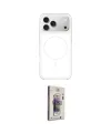 ieg™ iPhone 17 Pro Max Kılıf Yankı Minimal Serisi - Siyah Bilvis 3D Cam Ekran Koruyucu