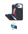 ieg™ iPhone 17 Pro Max Kılıf Yörünge Çizgi - Siyah 3D Antistatik Cam Ekran Koruyucu