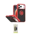 ieg™ iPhone 17 Pro Max Kılıf Yörünge Çizgi - Siyah Joko Magic 5D Hayalet Cam