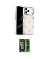 ieg™ iPhone 17 Pro Max Kılıf Yörünge Form - Şeffaf 360 Full Body Arka Koruyucu