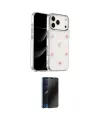 ieg™ iPhone 17 Pro Max Kılıf Yörünge Form - Siyah 3D Antistatik Hayalet Cam Ekran Koruyucu