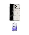 ieg™ iPhone 17 Pro Max Kılıf Yörünge Form - Siyah Bilvis 5in1 5D Magic Hayalet Cam Ekran Koruyucu