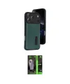 ieg™ iPhone 17 Pro Max Kılıf Yörünge Işık Serisi - Şeffaf 360 Full Body Arka Koruyucu