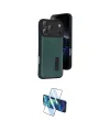 ieg™ iPhone 17 Pro Max Kılıf Yörünge Işık Serisi - Siyah 3D Antistatik Cam Ekran Koruyucu