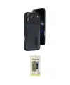 ieg™ iPhone 17 Pro Max Kılıf Yörünge Işık Serisi - Siyah Joko Magic 5D Hayalet Cam
