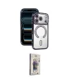 ieg™ iPhone 17 Pro Max Kılıf Zirve Doku Prime - Siyah Bilvis 3D Cam Ekran Koruyucu