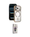 ieg™ iPhone 17 Pro Max Kılıf Zirve Doku Prime - Siyah Bilvis 3D Cam Ekran Koruyucu