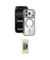 ieg™ iPhone 17 Pro Max Kılıf Zirve Doku Prime - Siyah Joko Magic 5D Hayalet Cam