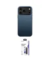 ieg™ iPhone 17 Pro Max Kılıf Zirve Modern Prime - Siyah Bilvis 3X AR Hayalet Cam Ekran Koruyucu