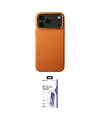 ieg™ iPhone 17 Pro Max Kılıf Zirve Modern Prime - Siyah Bilvis 3X AR HD Cam Ekran Koruyucu
