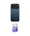 ieg™ iPhone 17 Pro Max Kılıf Zirve Modern Prime - Siyah Bilvis 5in1 5D Magic Hayalet Cam Ekran Koruyucu