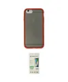 ieg™ iPhone 6 Kılıf Ahenk Çizgi Serisi - Beyaz 20D Premium Cam Ekran Koruyucu