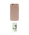 ieg™ iPhone 6 Kılıf Ahenk Çizgi Serisi - Beyaz 20D Premium Cam Ekran Koruyucu