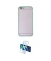 ieg™ iPhone 6 Kılıf Ahenk Çizgi Serisi - Beyaz 3D Antistatik Cam Ekran Koruyucu