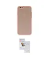 ieg™ iPhone 6 Kılıf Ahenk Çizgi Serisi - Beyaz Seramik Nano Ekran Koruyucu