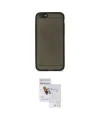 ieg™ iPhone 6 Kılıf Ahenk Çizgi Serisi - Beyaz Seramik Nano Ekran Koruyucu