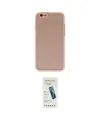 ieg™ iPhone 6 Kılıf Ahenk Çizgi Serisi - Şeffaf Pasifik Cam Ekran Koruyucu