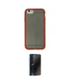 ieg™ iPhone 6 Kılıf Ahenk Çizgi Serisi - Siyah 3D Antistatik Hayalet Cam Ekran Koruyucu