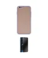 ieg™ iPhone 6 Kılıf Ahenk Çizgi Serisi - Siyah 3D Antistatik Hayalet Cam Ekran Koruyucu