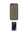 ieg™ iPhone 6 Kılıf Ahenk Çizgi Serisi - Siyah 3D Antistatik Hayalet Cam Ekran Koruyucu