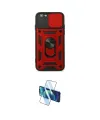 ieg™ iPhone 6 Kılıf Ahenk Klasik - Beyaz 3D Antistatik Cam Ekran Koruyucu