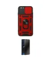 ieg™ iPhone 6 Kılıf Ahenk Klasik - Siyah 3D Antistatik Hayalet Cam Ekran Koruyucu