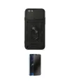 ieg™ iPhone 6 Kılıf Ahenk Klasik - Siyah 3D Antistatik Hayalet Cam Ekran Koruyucu