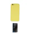 ieg™ iPhone 6 Kılıf Ahenk Serisi - Siyah 3D Antistatik Hayalet Cam Ekran Koruyucu