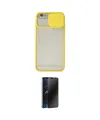 ieg™ iPhone 6 Kılıf Vadi Çizgi - Siyah 3D Antistatik Hayalet Cam Ekran Koruyucu