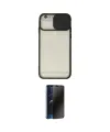 ieg™ iPhone 6 Kılıf Vadi Çizgi - Siyah 3D Antistatik Hayalet Cam Ekran Koruyucu