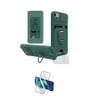 ieg™ iPhone 6 Kılıf Vadi Form Prime - Siyah 3D Antistatik Cam Ekran Koruyucu