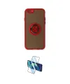 ieg™ iPhone 6 Kılıf Yörünge Çizgi - Beyaz 3D Antistatik Cam Ekran Koruyucu