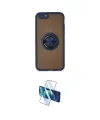 ieg™ iPhone 6 Kılıf Yörünge Çizgi - Beyaz 3D Antistatik Cam Ekran Koruyucu