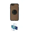 ieg™ iPhone 6 Kılıf Yörünge Çizgi - Beyaz 3D Antistatik Cam Ekran Koruyucu