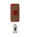 ieg™ iPhone 6 Kılıf Yörünge Çizgi - Beyaz Bilvis Hayalet Cam Ekran Koruyucu