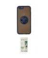 ieg™ iPhone 6 Kılıf Yörünge Çizgi - Siyah 20D Premium Cam Ekran Koruyucu