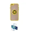 ieg™ iPhone 6 Kılıf Yörünge Çizgi - Siyah 3D Antistatik Cam Ekran Koruyucu