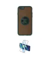 ieg™ iPhone 6 Kılıf Yörünge Çizgi - Siyah 3D Antistatik Cam Ekran Koruyucu