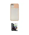 ieg™ iPhone 6 Plus Kılıf Vadi Çizgi - Şeffaf Temperli Cam Ekran Koruyucu