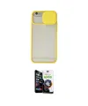 ieg™ iPhone 6 Plus Kılıf Vadi Çizgi - Şeffaf Temperli Cam Ekran Koruyucu