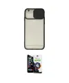 ieg™ iPhone 6 Plus Kılıf Vadi Çizgi - Şeffaf Temperli Cam Ekran Koruyucu