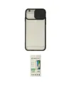 ieg™ iPhone 6 Plus Kılıf Vadi Çizgi - Siyah 20D Premium Cam Ekran Koruyucu